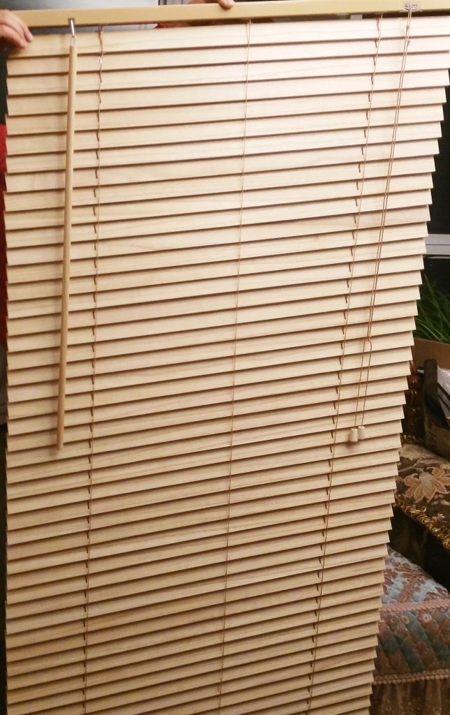 Shutters made of paulownia wood